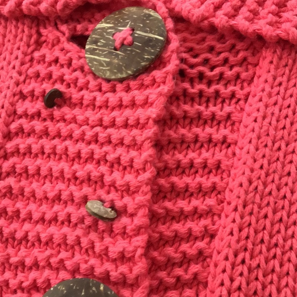 PURE & Co hand knit cardigan Sz S/M Neiman - Picture 3 of 3